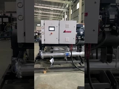 Shell and Tube Condenser and Evaporator Water Cooled Screw Chiller with PLC Control