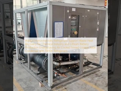 Adopt Environmentally Refrigerant Support Waste Heat Recovery for Chemical Industry and Lithium Battery Production EnergySaving Air Cooled Finned Copper Tube Condenser with R410A Refrigerant