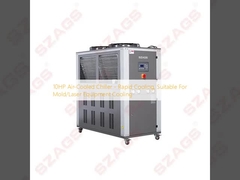 10HP Air-Cooled Chiller - Rapid Cooling, Suitable For Mold/Laser Equipment Cooling