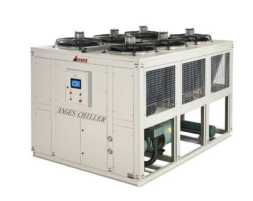 Buy 100 Ton Screw Compressor Chiller 100 Tr Air Cooled Water Cooled For Chemical Industry online manufacture
