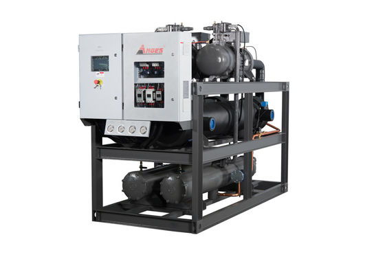 Buy 560HP Water Cooled Screw Chiller  Water Cooled Liquid Chiller for Thermal Desorption Plant online manufacture