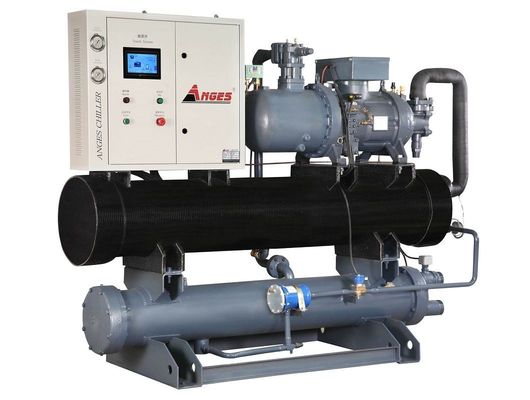 Buy 100HP Water Cooled Screw Indoor Industrial Chiller 100HP Cooling Water Chiller For Reactor online manufacture