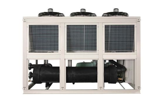 Buy 100 Ton Air Cooling Screw Chiller 100HP Injection Molding Machine Water Chiller Customized Color Two Compressor online manufacture
