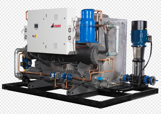 Buy 250hp Industrial Chiller Integrated System Semi Hermetic Screw Type online manufacture