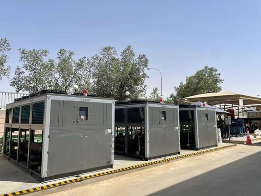 Buy 120 Ton Hanbell Compressor Air Cooled Screw Chiller for Plastic online manufacture