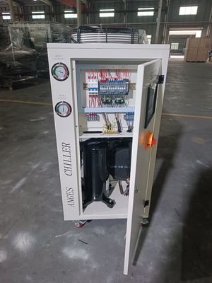 Buy 3ton 3hp Industrial Air Cooled Chiller for Quick Cooling of Extruded Materials online manufacture