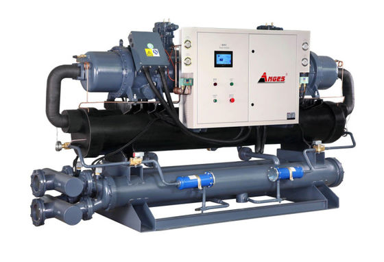 Buy 250HP Screw Type Chiller Shelli And Tube Chiller Package Unit For Blowing Molding Industriy online manufacture