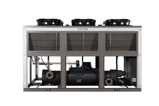 Buy 60HP Air Cooled Screw Compressor Chiller Industrial  chemical chiller 60Ton Air cooling machine for 10units Injection molding machine. online manufacture