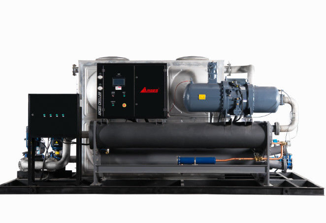 85HP Industrial Chiller Integrated System Semi Hermetic Screw Type