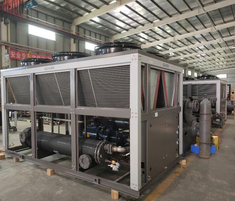 Semi Hermetic Air Cooled Screw Compressor Chiller R134a/R407C/R22 For Chemical Industry