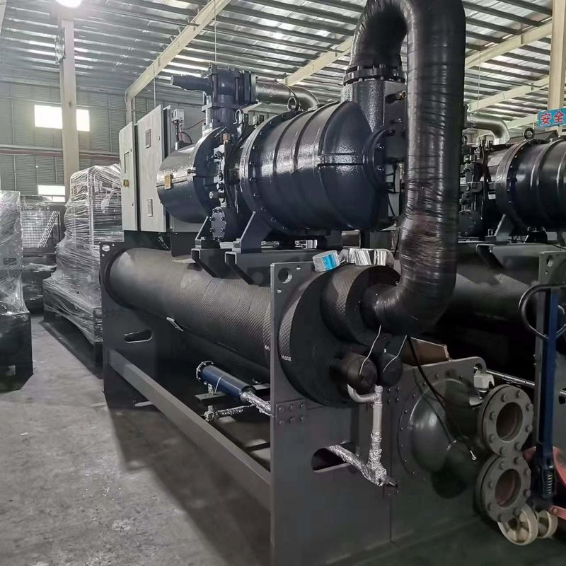 60hp Industrial Water Chiller Integrated System Water Cooled Screw Type