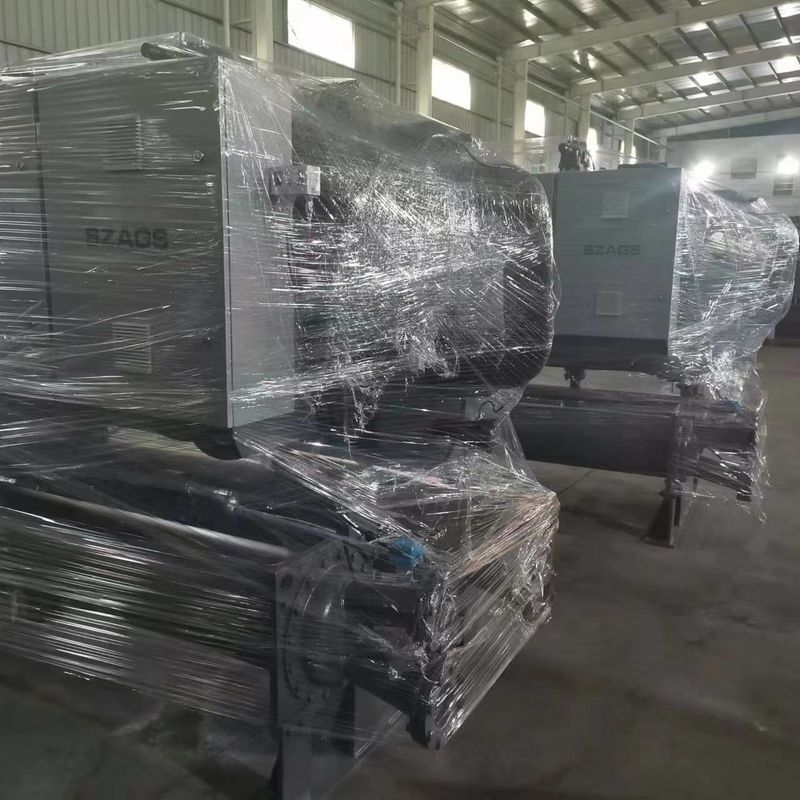 60hp Industrial Water Cooled Chiller Integrated System Semi Hermetic Screw Type