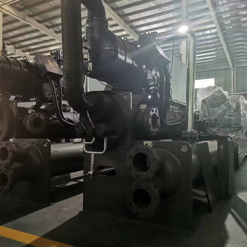 60hp Industrial Water Cooled Chiller Integrated System Semi Hermetic Screw Type