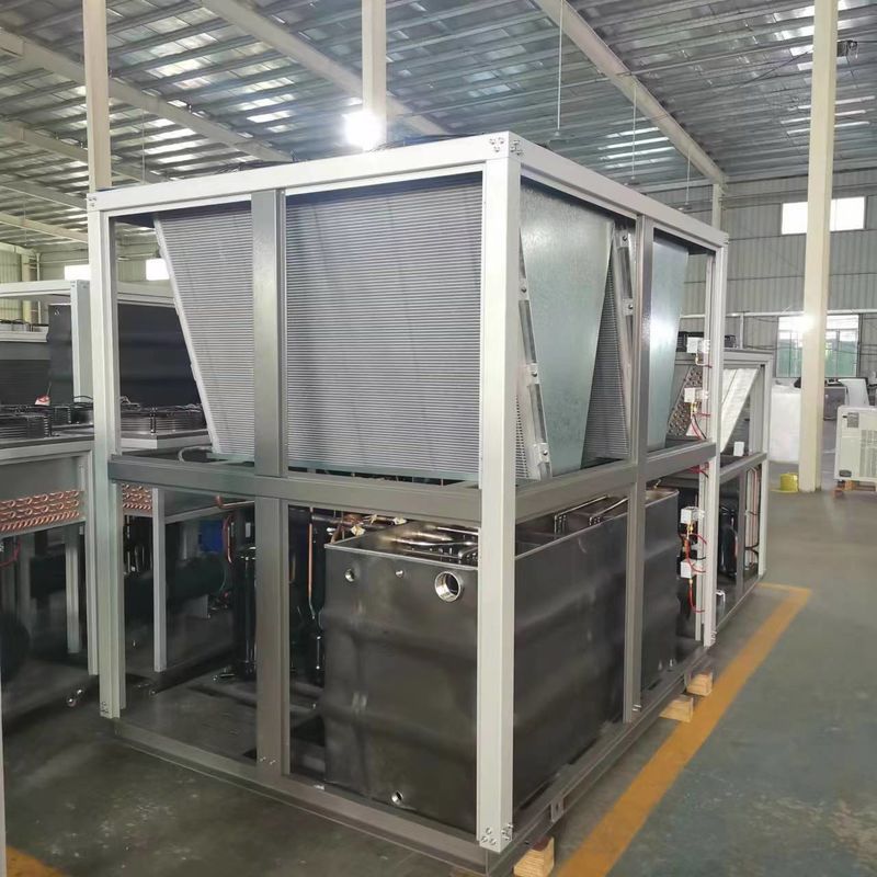 40HP Air Cooled Screw Chiller Industrial Water Chillers For BOPP Film Lamination Line