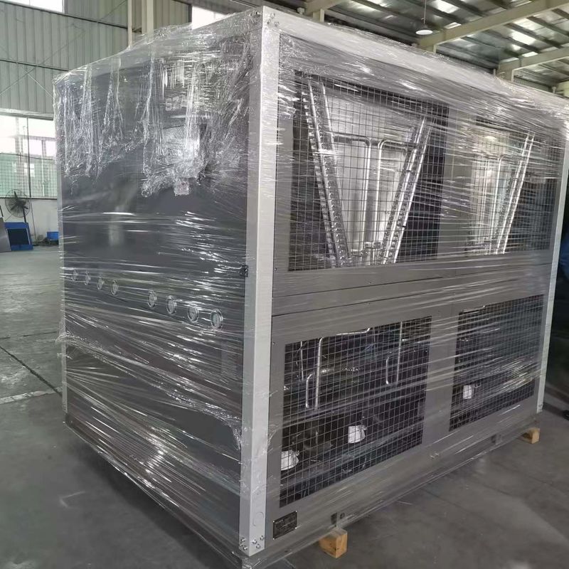 40HP Air Cooled Screw Chiller Industrial Water Chillers For BOPP Film Lamination Line