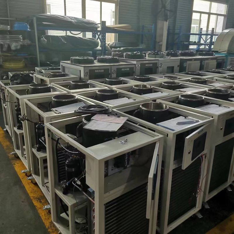 30HP Air Cooled Screw Chiller Industrial Process For Printing And BOPP Film Lamination Line