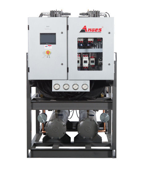 60HP Water Cooled Screw Chiller Industrial Process Water Chillers For Printing And BOPP Film Lamination Line
