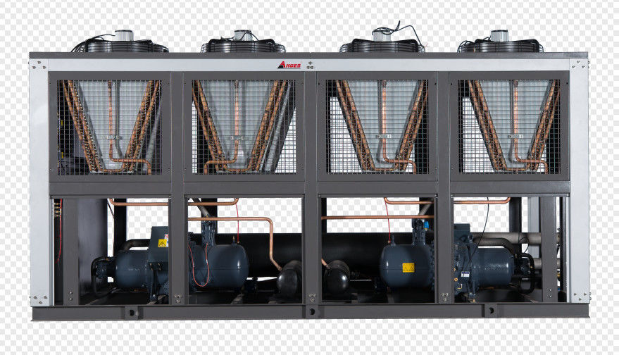 Hanbell Screw Type Chiller 500kW Cooling Capacity Air Cooled Condenser For Industrial Cooling
