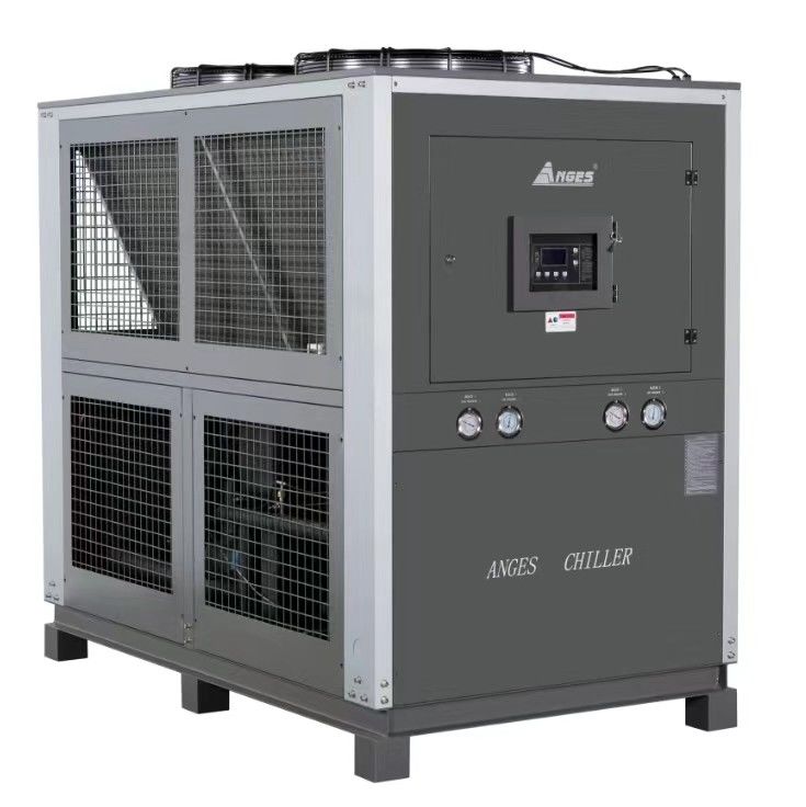 Air-Cooled Portable Water Chiller 10 Ton 20 Ton Cooling Capacity Industrial Chiller For Injection Molding Industry