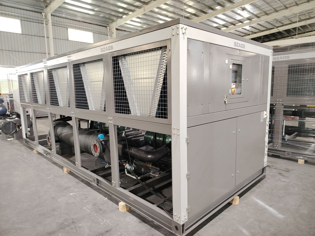 240hp Semi Hermetic Screw Type Chiller For Plastic Material Production