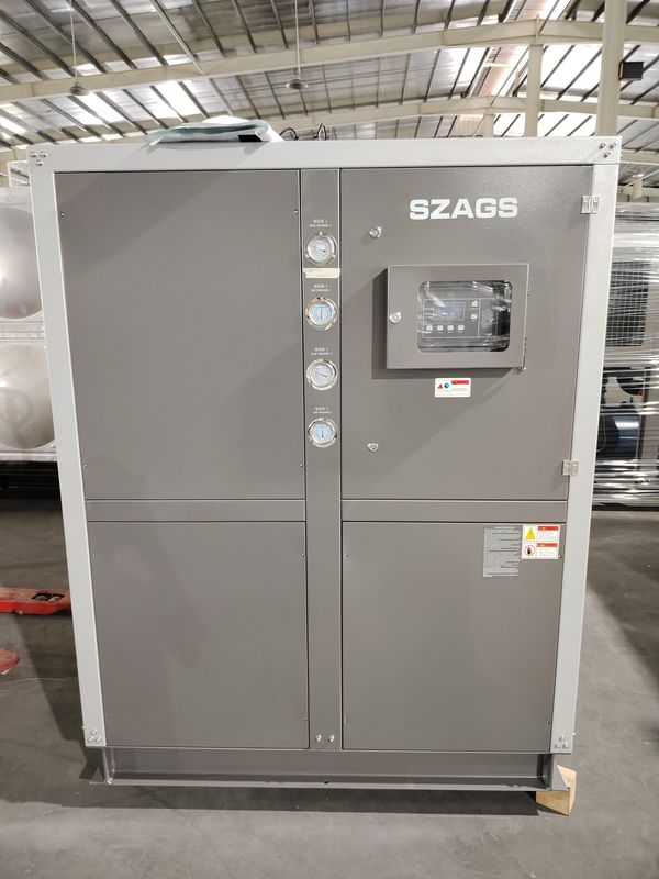 30HP Industrial Air Cooled Scroll Type Water Chiller Portable Cooling System for Injection Processes