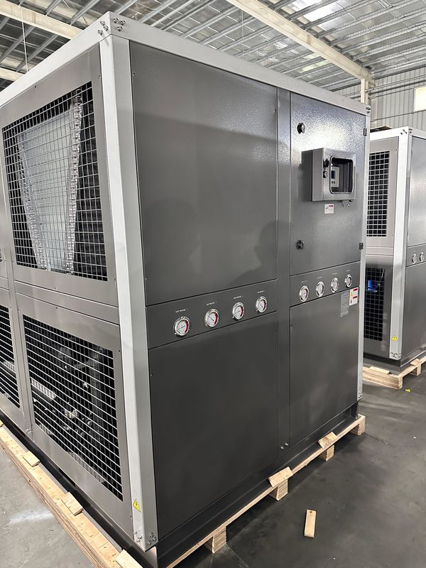 Factory Supply 60HP Air Cooled Industrial Water Chiller 60 Ton Scroll Type Glycol Chiller with Four Scroll Compressors