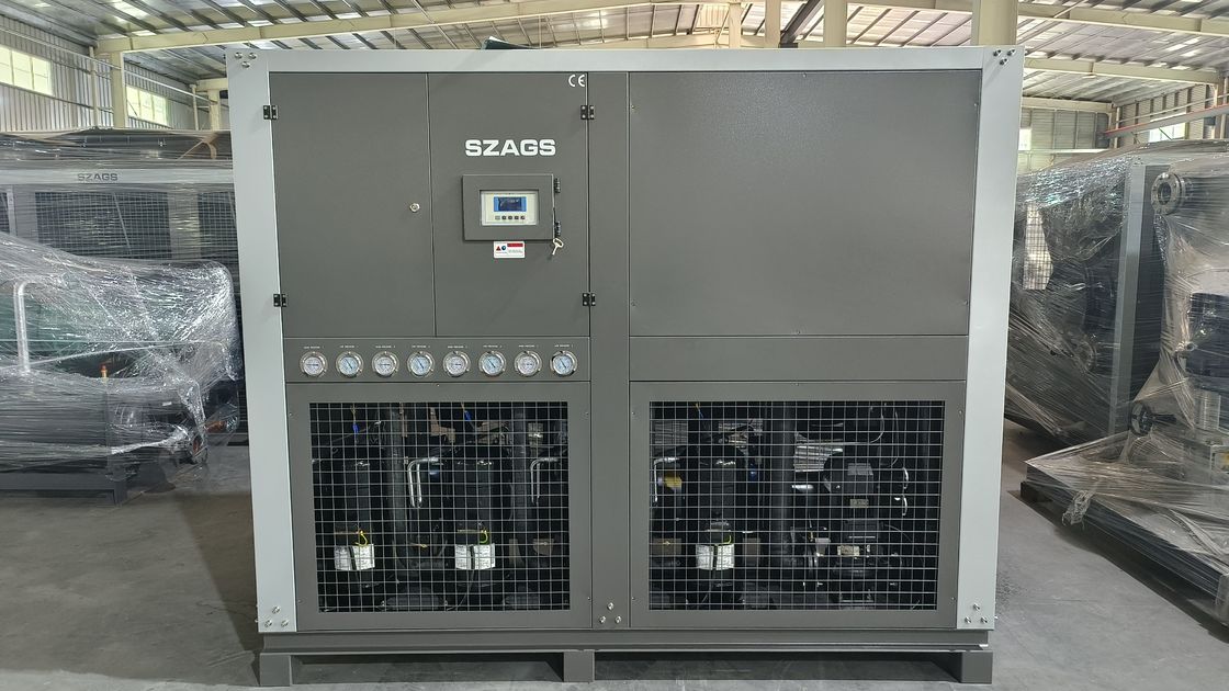 HIGH EFFICIENCY 40HP INDUSTRIAL WATER COOLED CHILLER 130 KW SCROLL WATER COOLED CHILLER FOR INJECTION MACHINE
