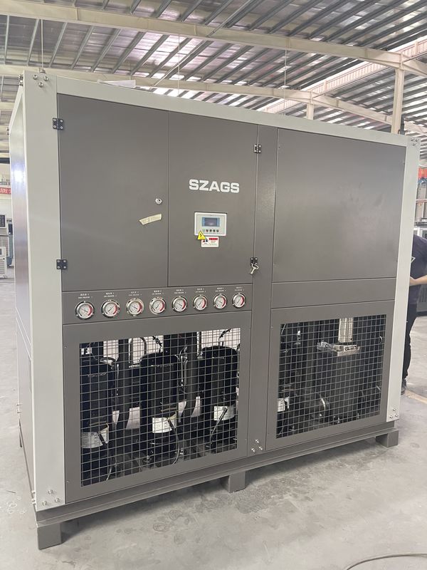 HIGH EFFICIENCY 40HP INDUSTRIAL WATER COOLED CHILLER 130 KW SCROLL WATER COOLED CHILLER FOR INJECTION MACHINE
