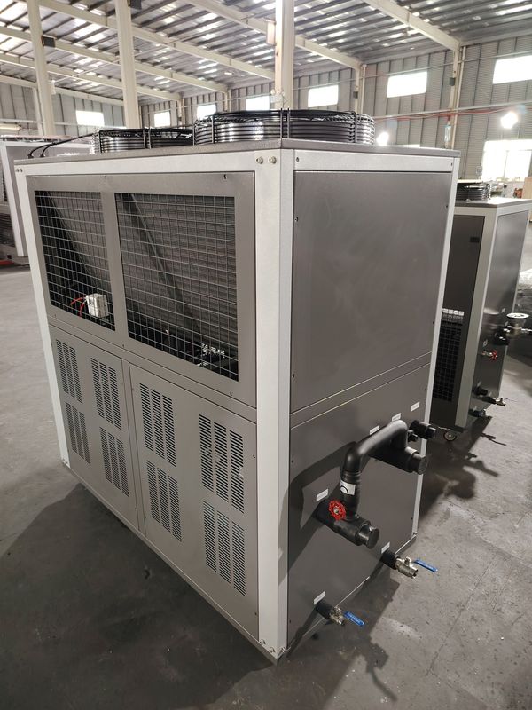 10Tons 15 Tons Air Cooled Chiller Portable Water Chiller For PET Bottle Blowing Machines