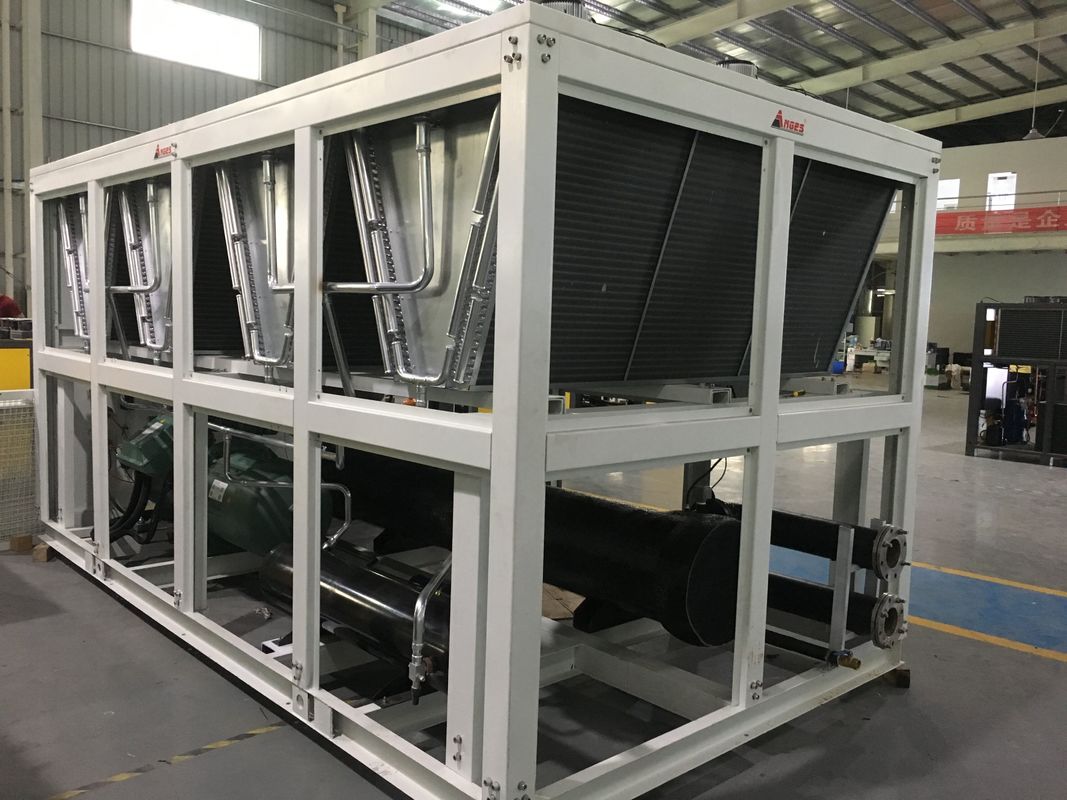 100hp Industrial Portable Chiller Unit Semi Hermetic Screw Type