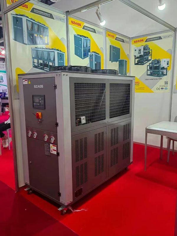 8hp Portable Industrial Chiller Integrated System Hermetic Scroll Type
