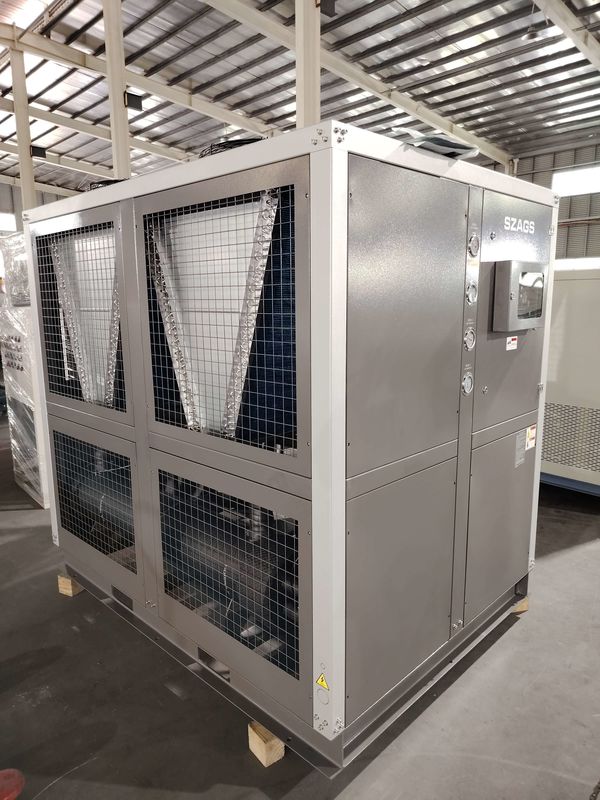 30HP Industrial Scroll Type Air Cooled Water Chiller 92kW Glycol Chiller Cooling System