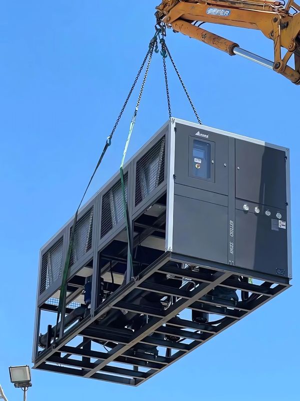 100HP Industrial Screw Type Chiller With Two Cooling Systems Air Cooled Screw Water Glycol Chiller