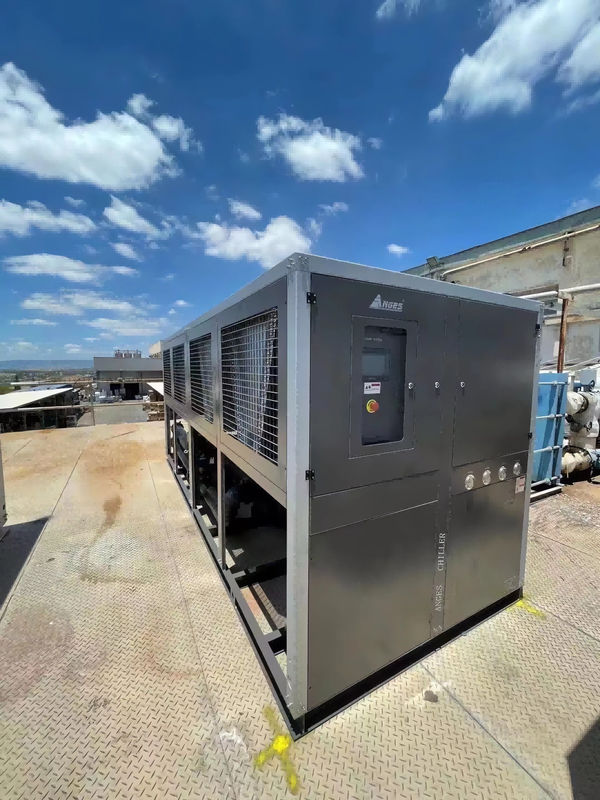 100HP Industrial Screw Type Chiller With Two Cooling Systems Air Cooled Screw Water Glycol Chiller