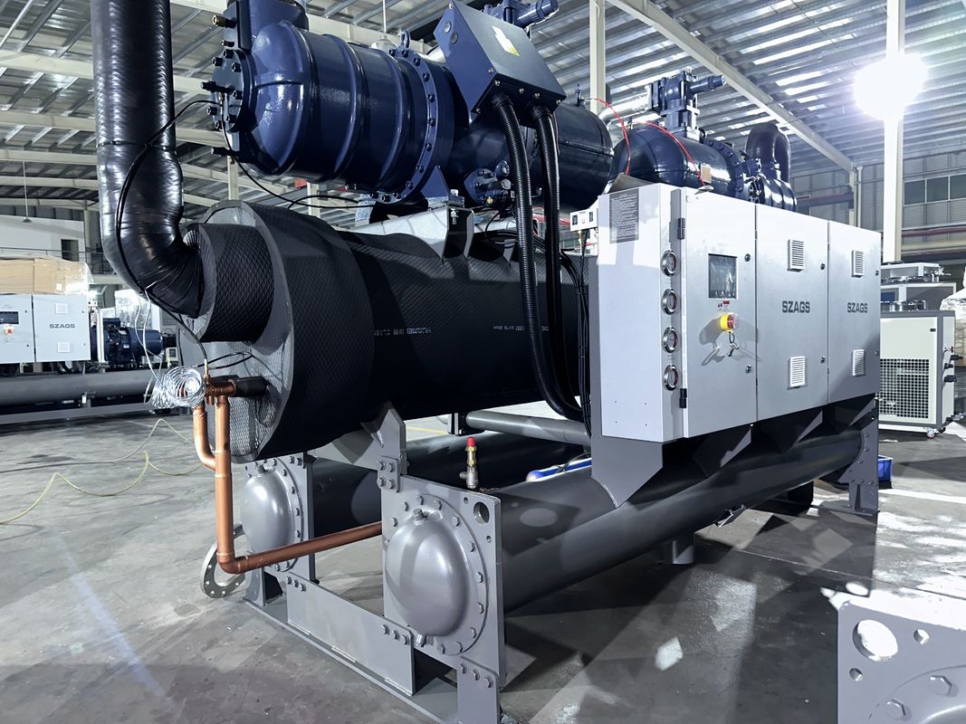 200HP Industrial Water Cooled Screw Chiller with 2 Compressors System for Cooling Solutions