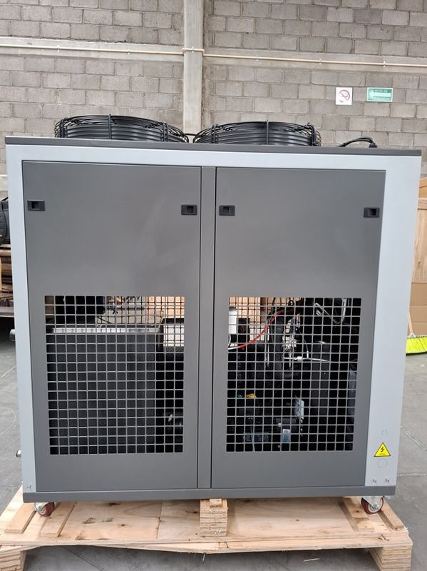 5HP Industrial Water Cooler Plastic Processing 5RT Air Cooled Chiller For Pharmaceutical Chemical Cooling  Copper Tube Condenser