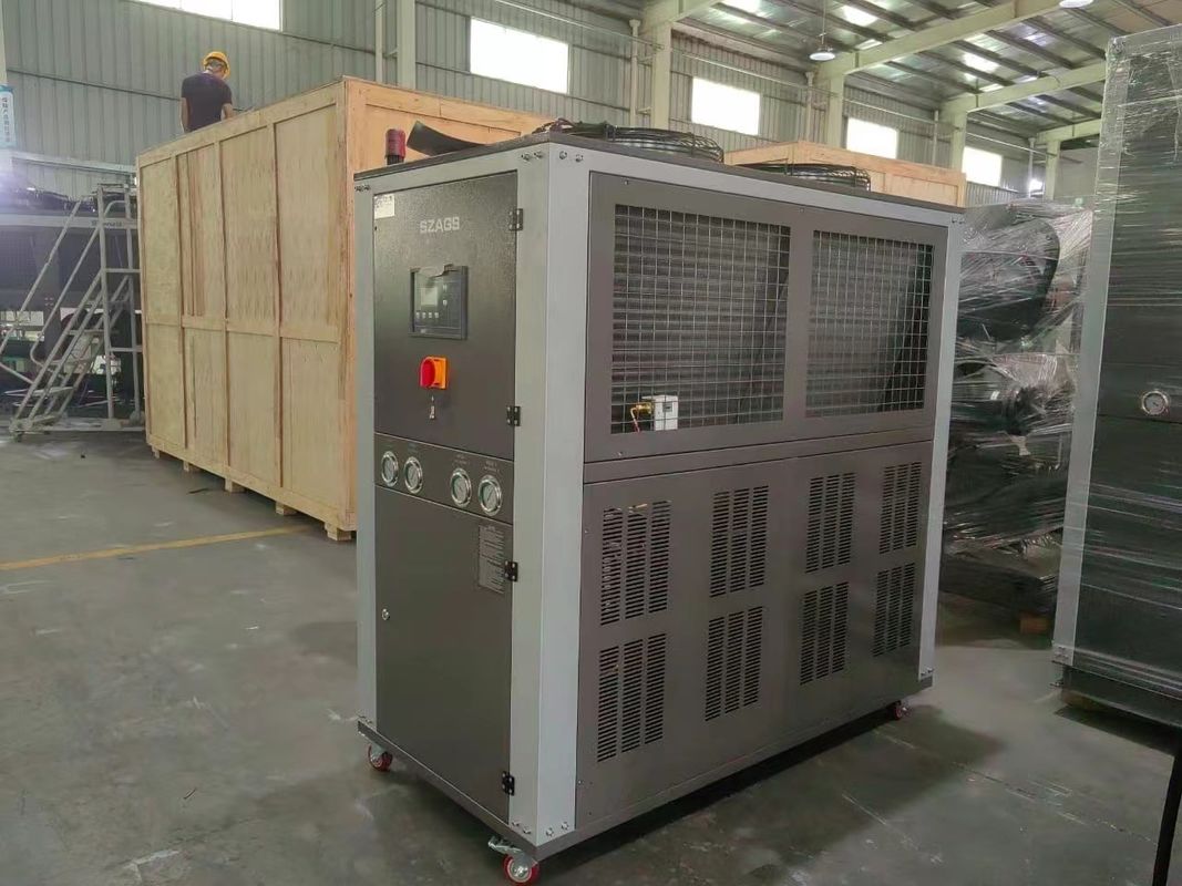 8hp 22.7kw Portable Water Chiller with 8000m3/h Cooling Air Flow and 20m Lift for Industrial