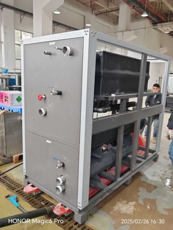 15hp Industrial Chiller Integrated System Hermetic Scroll Type Emerson Expansion Valve for Superior Cooling