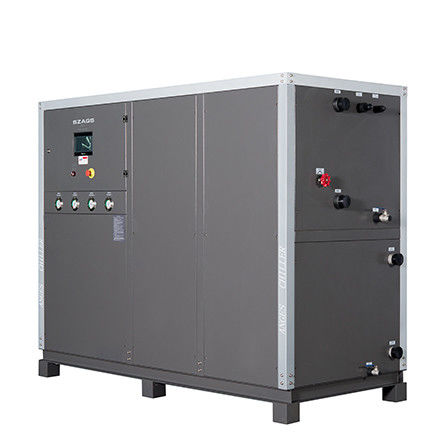 50hp Water-cooled Chiller: stainless steel water tank with coil evaporator, 165.6kW, for chemical cooling
