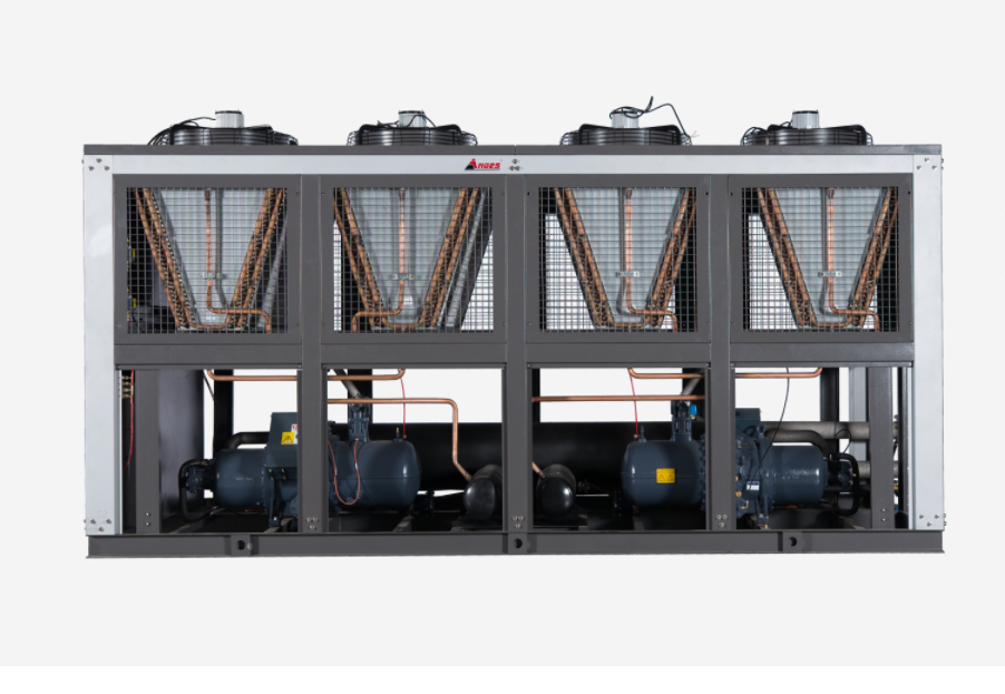 High Capacity 470kW Air Cooled Scroll Chiller for Industrial Process Water Cooling in Printing and BOPP Film Lamination