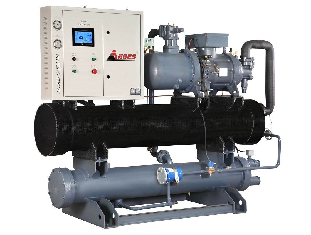 100HP Water Cooled Screw Indoor Industrial Chiller 100HP Cooling Water ...