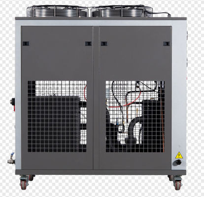 Air Cooled Industrial Chiller Integrated System Grey