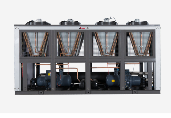 High Capacity 470kW Air Cooled Scroll Chiller for Industrial Process Water Cooling in Printing and BOPP Film Lamination